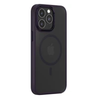 Dėklas telefonui Comma Joy Elegant Mag iPhone 15 Pro Max tamsiai violetinis
