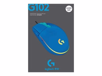 Logitech G102 Lightsync pelė mėlyna
