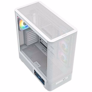 MODECOM kompiuterio korpusas Volcano AQ400 ARGB Midi Balta