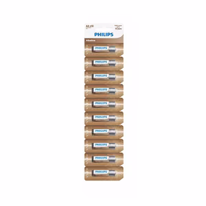 Baterija PHILIPS AA LR6 10vnt. lizdinė plokštelė Šarminė