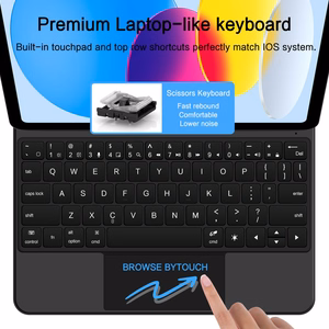 Tech-Protect Smartcase Magnetinis su klaviatūra iPad 10.9” 2022 / iPad 11” 2025 - Juodas