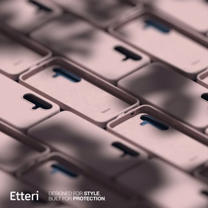 Etteri Silikoninis Mag dėklas for Samsung Galaxy S25 šviesiai rožinis
