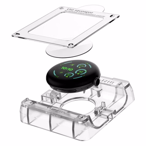 Spigen Elite Shield EZ Fit 2 vnt. hidrogelinių plėvelių rinkinys, skirtas Google Pixel Watch 41 mm