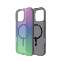 ZAGG Milan Snap dėklas telefonui su MagSafe iPhone 16 Pro Max - žalias/violetinis