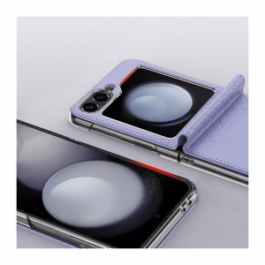 Dėklas Dux Ducis "Bril" Samsung F741 Z Flip6 violetinis