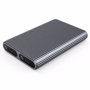 Orico AM2C3-2SN dviejų diskų dėklas, skirtas dviem M.2 SATA ir NVMe diskams, USB-C 3.2, 6/10 Gb/s, pilkas