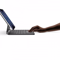 Dux Ducis "MK Series" belaidė klaviatūra / dėklas Apple iPad Air 13 (2025) / Air 13 (2024) / iPad Pro 12.9 (2018 / 2020 / 2021 / 2022) juodas