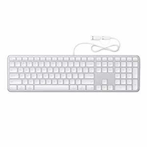 Laidinė klaviatūra USB A/USB C QWERTY Dual (Mac/Windows) Satechi Slim LX3 Wired sidabrinė
