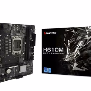 Biostar H610MT-E pagrindinė plokštė Intel H610 LGA 1700 micro ATX
