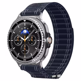 SPIGEN WBF1 dirželis SAMSUNG GALAXY WATCH 8 / CLASSIC (40 / 44 / 46 MM) tamsiai mėlynas