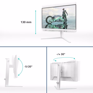 Philips Evnia 27M2N3201A/00 monitorius 68,6 cm (27") 1920 x 1080 pikselių Full HD LCD baltas