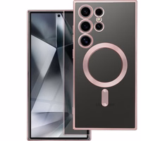 ELECTRO MAG COVER dėklas suderinamas su Magnetine XIAOMI Redmi 15C rožinis auksas