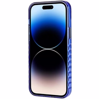 Audi IML Magnetinis dėklas telefonui iPhone 14 Pro Max - mėlynas