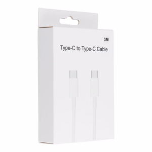 Kabelis Type-C į Type-C PD QC3.0 3A 30W HD26 BOX 3 m baltas
