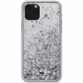 HAMA WHITE DIAMONDS Blizgantis dėklas IPHONE 11 PRO sidabrinis