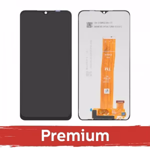 LCD ekranas suderinamas su Samsung A047 A04s juodas OEM