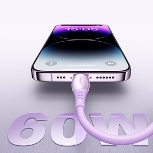Joyroom S-A59 Vibrant Series 60W USB-C - USB-C Laidas 1.2m - violetinis
