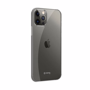 Crong Crystal Slim dėklas, skirtas iPhone 12 Pro Max, skaidrus