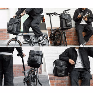 Rockbros AS-158 сумка на руль для складного велосипеда Brompton 18L - черный