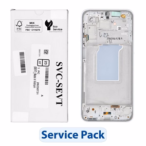 ServicePack LCD ekranas SAMSUNG A26 5G A266B baltas GH82-37049B
