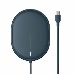 Baseus indukcinis įkroviklis LIGHT magnetinis Iphone 12 su Type C laidu (WXQJ-03) mėlynas
