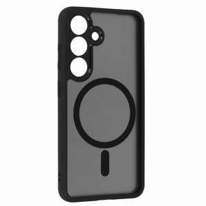 Pilnas matinės Mag dangtis telefonui Samsung Galaxy S25 - juodas