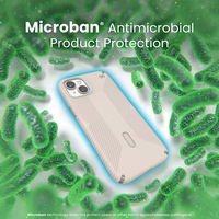 Speck Presidio2 Grip ClickLock & Magsafe - iPhone 15 Plus / iPhone 14 Plus dėklas (Bleached Bone / Heirloom auksinis / Hazel rudas)