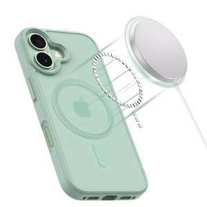Tech-Protect MagMat MagSafe dėklas iPhone 17 skaidrus žalias