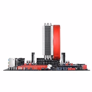 Thermaltake NiC L32 Procesorius Aušintuvas 14 cm Aliuminis, Raudona, Balta