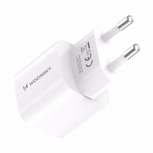 Wozinsky CMWCS USB-C PD 20W sieninis įkroviklis - baltas