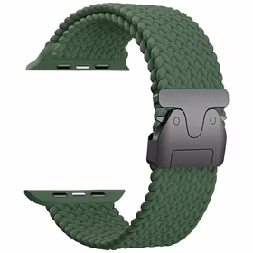 Beline Woven Nylon Parachute dirželis Apple Watch 42/44/45/49mm alyvinis