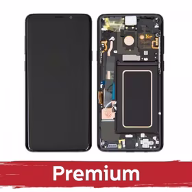 LCD ekranas suderinamas su Samsung G965 S9 Plus su rėmeliu / Midnight Black / OEM