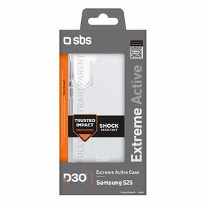 Чехол SBS D3O для Samsung Galaxy S25 - прозрачный