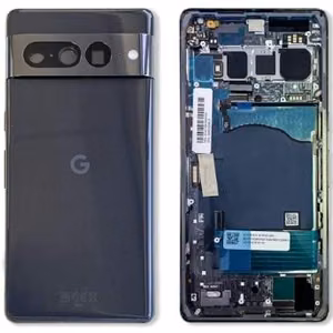Galinis dangtelis Google Pixel 7 Pro juodas originalus (naudotas Grade C)
