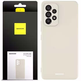 Spacecase silikoninis dėklas Galaxy A53 5G kaulinis