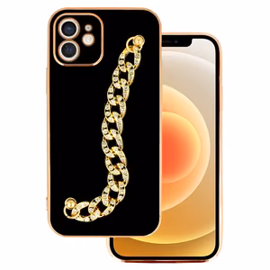 Madingas dėklas telefonui Iphone 11 dizainas 4 juoda