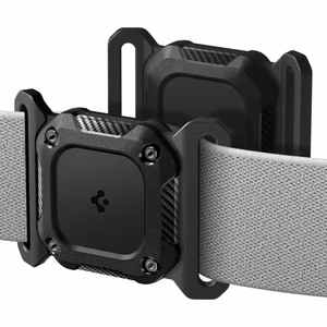 Spigen Tough Armor antkaklis AirTag 1/2 dėklas - juodas