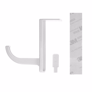 Ausinių laikiklis monitoriui baltas