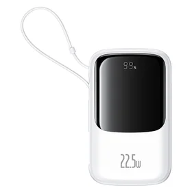 Baseus Qpow Pro+ Išorinė baterija (f) 22.5W 10000mAh USB-C - balta