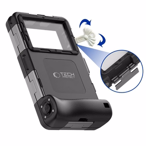 TECH-PROTECT IPX8 UNIVERSALUS DIVING Vandeniui atsparus dėklas JUODAS