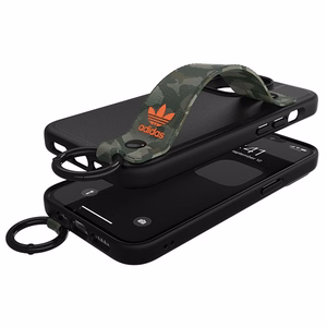 Adidas OR Dėklas telefonui su rankena iPhone 13 Pro /13 6.1" juodas-žalias/juodas-žalias 47111