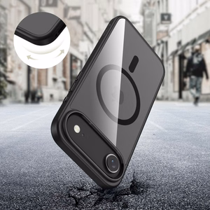 Tech-Protect MagFlex Magnetinis dėklas telefonui iPhone 17 Air - Skaidrus juodas