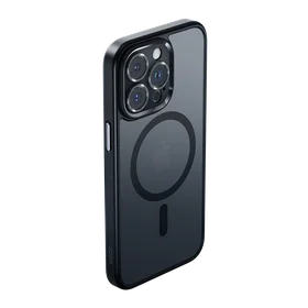 Rock Guard Touch Matte serijos magnetinis dėklas Iphone 16 juodas