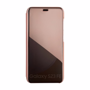 Sulankstomas veidrodinis dėklas, skirtas "Samsung Galaxy S23 FE", rožinės spalvos