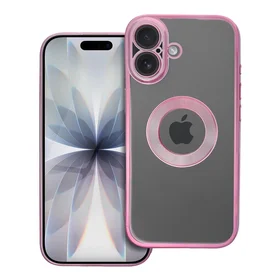 Dėklas telefonui GLAM IPHONE 17 rožinis