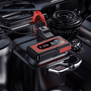 Išorinė baterija Hoco 10000 mAh 2A su automobilio avariniu starteriu QS3 juoda