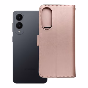 MEZZO Book case for Samsung S25 Edge teddy bear rose gold