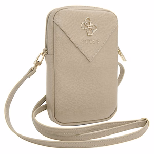 Guess Torebka GUWBZPGSTEGDciemnobeżowy/smiltinis Zip Triangle 4G