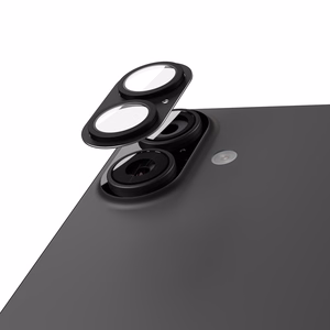 Etteri full camera lens guard for iPhone 17 juodas