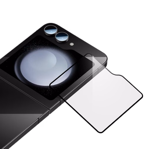 "Benks" grūdintas stiklas "Warrior HD", skirtas "Samsung Galaxy Z Flip 6", juodos spalvos